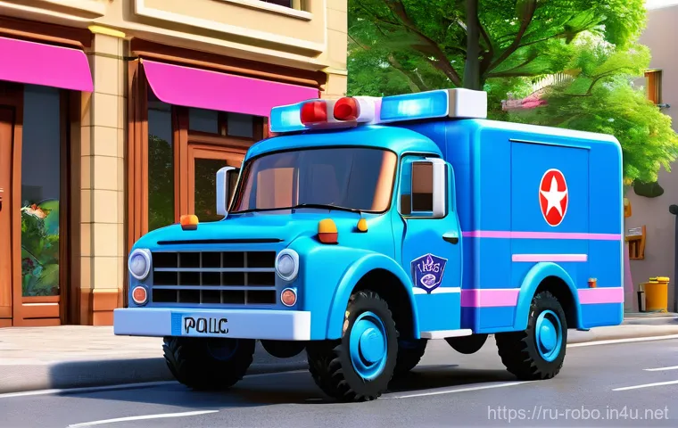 로보카폴리와 애니메이션 편집 기술 - **Prompt 1: A dynamic rescue scene in Broomstown**
"A vibrant, high-quality 3D animated image of...