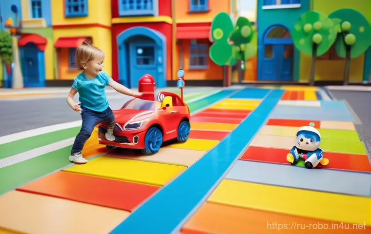 로보카폴리 주제와 어린이 관심 - **Prompt 1: "The Magic of Robocar Poli"**
    "A young boy, approximately 4 years old, with bright, ...