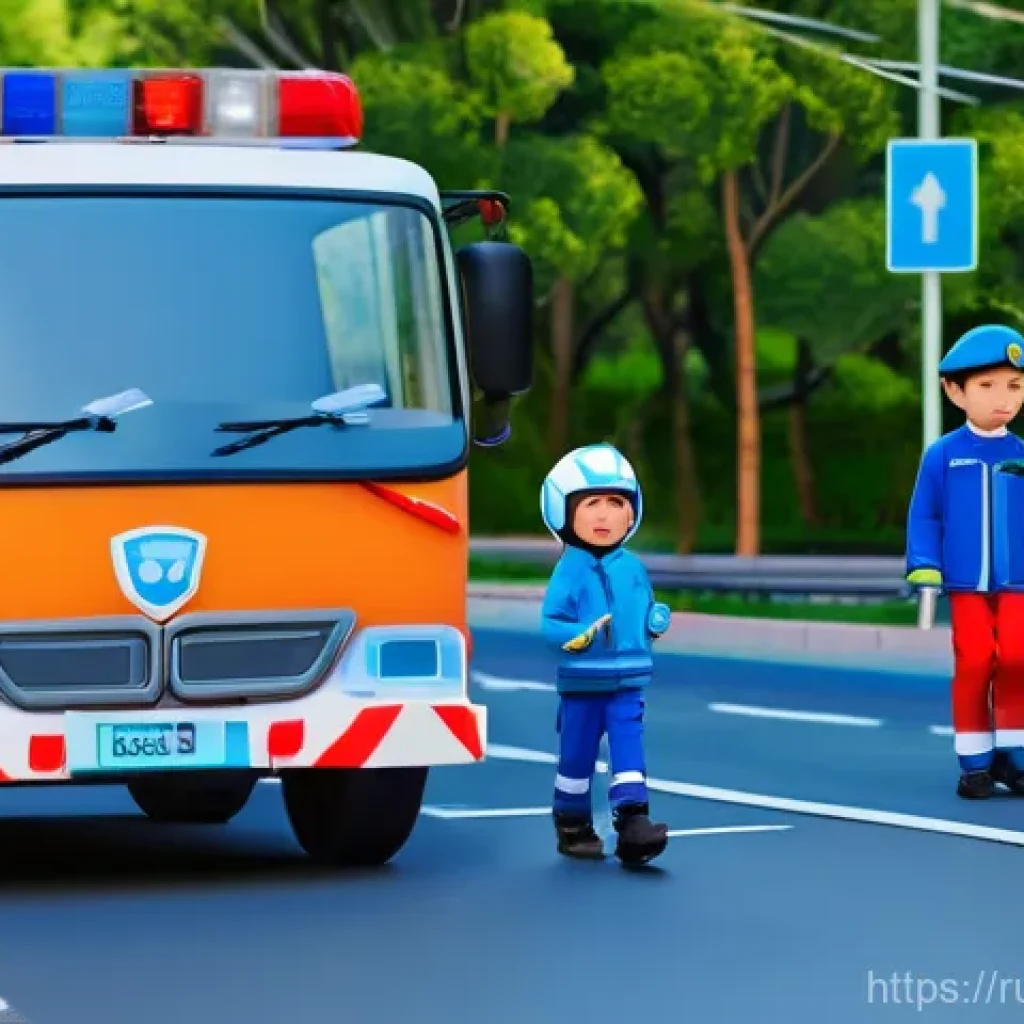 로보카폴리 팬 만들기 - **Prompt:** A heartwarming scene featuring the Robocar Poli rescue team – Poli the police car, Roy t...