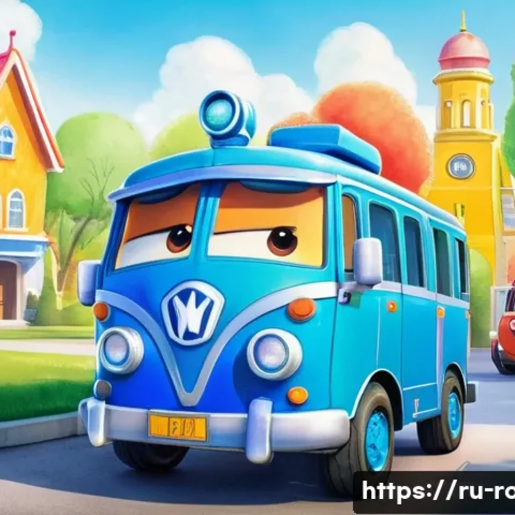 로보카폴리 팬아트 제작 과정 - A vibrant traditional fan art scene featuring the characters from Robocar Poli, drawn with watercolo...